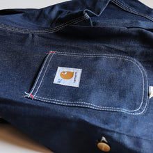 Load image into Gallery viewer, 1980&#39;s &quot;CARHARTT&quot; COTTON DENIM COVERALL (SZ 42 / DEADSTOCK)
