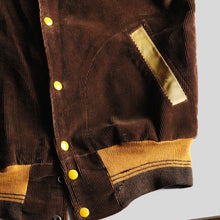 画像をギャラリービューアに読み込む, 1960's "FORDHAM FELT WORKS" ATHLETIC  CORDUROY JACKET (SZ LARGE / GOOD CONDITION)
