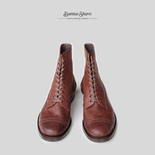 画像をギャラリービューアに読み込む, "CLINCH" CONRAD BOOTS (WAXED UNEVEN HORSE SUEDE / BROWN)
