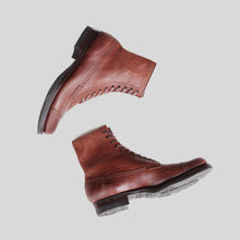 画像をギャラリービューアに読み込む, "CLINCH" CONRAD BOOTS (WAXED UNEVEN HORSE SUEDE / BROWN)
