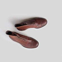 画像をギャラリービューアに読み込む, "CLINCH" CONRAD BOOTS (WAXED UNEVEN HORSE SUEDE / BROWN)
