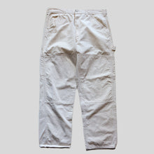 画像をギャラリービューアに読み込む, ”STANRAY" DOUBLE KNEE COTTON CARPAINTER PANTS (SZ W38×L32 / ECRU / AROUND 1980's)
