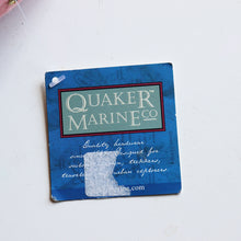 画像をギャラリービューアに読み込む, 1990&#39;s &quot;QUAKER MARINE SUPPLY&quot; LONG BILL CAP (SZ LARGE / DEADSTOCK)
