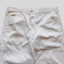 画像をギャラリービューアに読み込む, ”STANRAY" DOUBLE KNEE COTTON CARPAINTER PANTS (SZ W38×L32 / ECRU / AROUND 1980's)
