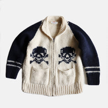 Load image into Gallery viewer, 1970&#39;s &quot;SKUL AND BONES&quot;  COWICHAN SWEATER (VERY GOOD CONDITION)
