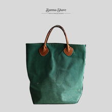 画像をギャラリービューアに読み込む, 1980's "L.L.BEAN" CARRY TOTE (SZ MEDIUM / GOOD FADE)
