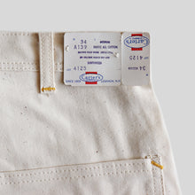 Load image into Gallery viewer, "CARTER'S" COTTON PAINTER PANTS (SZ W34×L32 / AROUND 1970's / DEADSTOCK)
