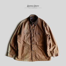 画像をギャラリービューアに読み込む, 1960's BROWN DUCK BLANKET COVERALL (SZ ABOUT 40 / GOOD FADE)
