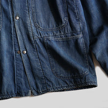 画像をギャラリービューアに読み込む, 1950's "BILT -WELL" DENIM COVERALL (SZ LARGE / GOOD AGING)
