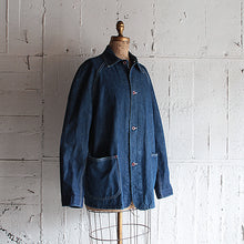 Load image into Gallery viewer, WW2 DENIM COVERALL WITH RED BUTTON (SZ MEDIUM)
