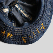 画像をギャラリービューアに読み込む, WW2 "U.S.ARMY" DENIM DAISY MAE HAT (SZ 58cm / COOL STENCIL)
