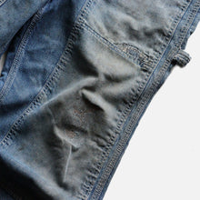 画像をギャラリービューアに読み込む, 1950&#39;s～ &quot;DUBBLE WARE&quot; DOUBLE KNEE DENIM PAINTER (W33×L28 / GOOD FADE)
