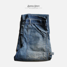 画像をギャラリービューアに読み込む, 1950&#39;s～ &quot;DUBBLE WARE&quot; DOUBLE KNEE DENIM PAINTER (W33×L28 / GOOD FADE)
