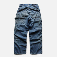 画像をギャラリービューアに読み込む, 1950&#39;s～ &quot;DUBBLE WARE&quot; DOUBLE KNEE DENIM PAINTER (W33×L28 / GOOD FADE)

