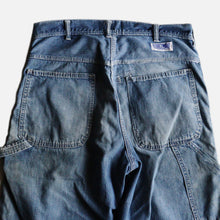画像をギャラリービューアに読み込む, 1950&#39;s～ &quot;DUBBLE WARE&quot; DOUBLE KNEE DENIM PAINTER (W33×L28 / GOOD FADE)
