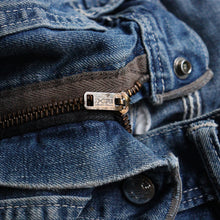 画像をギャラリービューアに読み込む, 1950&#39;s～ &quot;DUBBLE WARE&quot; DOUBLE KNEE DENIM PAINTER (W33×L28 / GOOD FADE)

