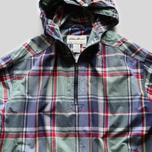画像をギャラリービューアに読み込む, "EDDIE BAUER" MADRAS HOODED ANORAK (SZ LARGE / GOOD CONDITION / AROUND 1990's)
