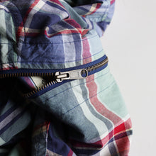 画像をギャラリービューアに読み込む, "EDDIE BAUER" MADRAS HOODED ANORAK (SZ LARGE / GOOD CONDITION / AROUND 1990's)
