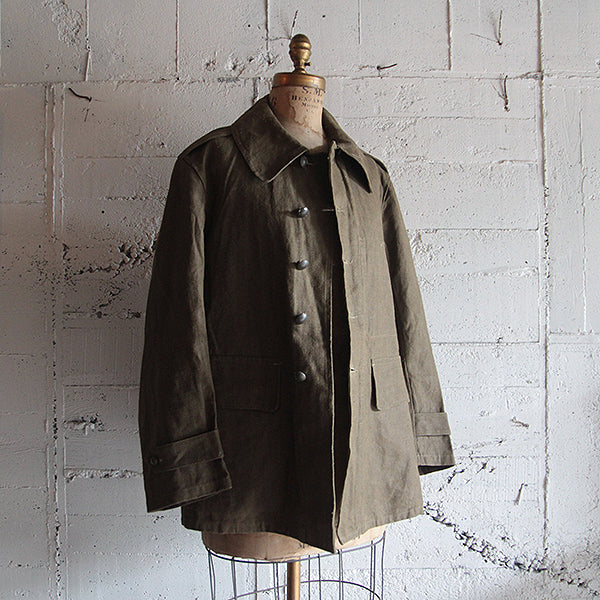 40s French Army M-35 リネン 1930's FRENCH ARMY M-35 LINEN JACKET (MEDIUM) MINT CODITION