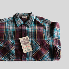 画像をギャラリービューアに読み込む, 1990's "FIVE BROTHER" HEAVY COTTON FLANNEL SHIRT (SZ LARGE / DEADSTOCK)
