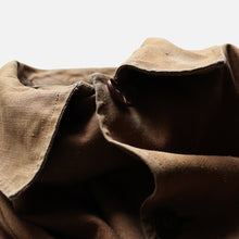 画像をギャラリービューアに読み込む, 1930&#39;s &quot;IMPEREX&quot; FRENCH BROWN LINEN HUNTING COAT WITH CAPE (SZ MEDIUM / GOOD FADE)
