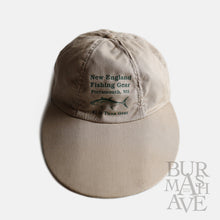 Load image into Gallery viewer, 1990&#39;s &quot;NEW ENGLAND FISHING GEAR&quot; LONGBILL CAP (SZ 58cm-60cm)
