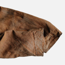 画像をギャラリービューアに読み込む, 1930&#39;s &quot;IMPEREX&quot; FRENCH BROWN LINEN HUNTING COAT WITH CAPE (SZ MEDIUM / GOOD FADE)
