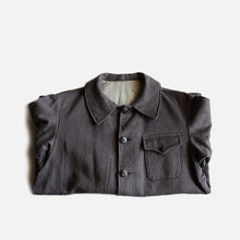 画像をギャラリービューアに読み込む, 1940&#39;s FRENCH PIQUE HUNTING JACKET (SZ LARGE / ALMOST DEADSTOCK)
