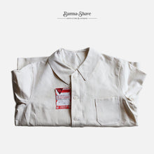 Load image into Gallery viewer, 1950&#39;s FRENCH WORK JACKET (SZ LARGE / ECRU / DEADSTOCK)
