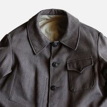 画像をギャラリービューアに読み込む, 1940&#39;s FRENCH PIQUE HUNTING JACKET (SZ LARGE / ALMOST DEADSTOCK)
