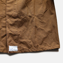 Load image into Gallery viewer, 1950&#39;s &quot;S.N.C.F&quot; BROWN COTTON RAILROAD JACKET (SZ LARGE / DEADSTOCK)
