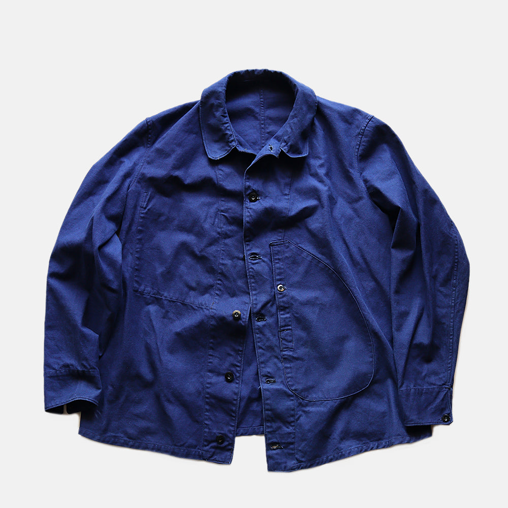 1940's FRENCH MILITARY MECHANIC JACKET WITH D-POCKET (SZ A-1