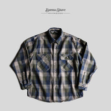 Load image into Gallery viewer, ～1990&#39;s &quot;FIVE BROTHER&quot; COTTON FLANNEL SHIRT (SZ LARGE / USED CONDITION)
