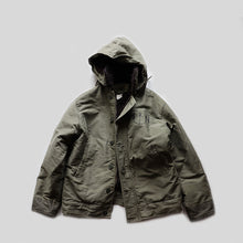 Load image into Gallery viewer, AROUND 1960's FRENCH NAVY DECK JACKET WITH HOODIE (SZ LARGE / GOOD CONDITION)
