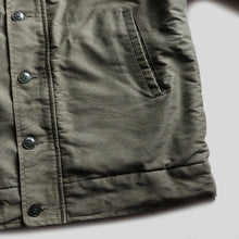 Load image into Gallery viewer, AROUND 1960's FRENCH NAVY DECK JACKET WITH HOODIE (SZ LARGE / GOOD CONDITION)
