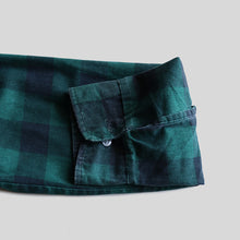 画像をギャラリービューアに読み込む, 1980&#39;s &quot;OZARK TRAIL&quot; PRINT BLOCK CHECK FLANNEL SHIRT (SZ XL)

