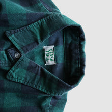 画像をギャラリービューアに読み込む, 1980&#39;s &quot;OZARK TRAIL&quot; PRINT BLOCK CHECK FLANNEL SHIRT (SZ XL)
