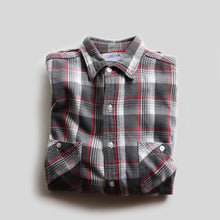 画像をギャラリービューアに読み込む, 1960's "CONE MILLS INC." COTTON FLANNEL SHIRT (SZ 16H / USED CONDITION)

