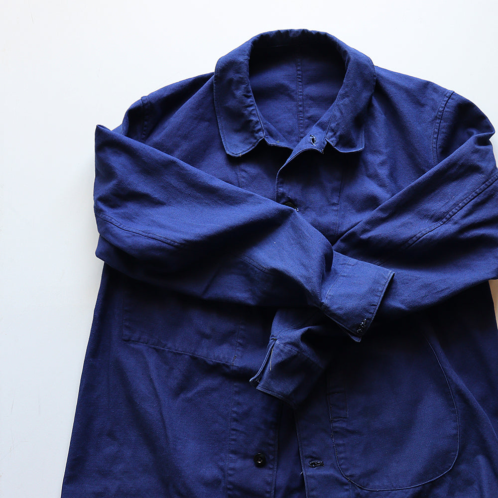 1940's FRENCH MILITARY MECHANIC JACKET WITH D-POCKET (SZ A-1