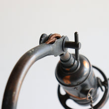 画像をギャラリービューアに読み込む, ANTIQUE "FARIES" JAPANNED COPPER INDUSTRIAL LAMP (GOOD CONDITION / RARE STYLE)
