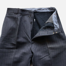 画像をギャラリービューアに読み込む, ～1940&#39;s FRENCH WORK TROUSER (SZ EU46 W35×L30 / COTTON PIQUE / DEADSTOCK)
