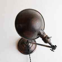 画像をギャラリービューアに読み込む, ANTIQUE "FARIES" DESK LAMP (JAPANNED COPPER / GOOD CONDITION)
