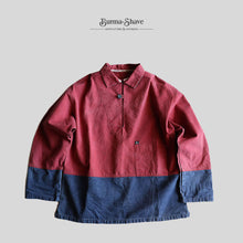 画像をギャラリービューアに読み込む, 1980&#39;s FRENCH FISHERMAN SMOCK (SZ ABOUT XL / TWO TONE)
