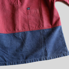 画像をギャラリービューアに読み込む, 1980&#39;s FRENCH FISHERMAN SMOCK (SZ ABOUT XL / TWO TONE)
