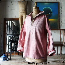 Load image into Gallery viewer, 1980's FRENCH FISHERMAN SMOCK (SZ ABOUT LARGE / SUN FADE)

