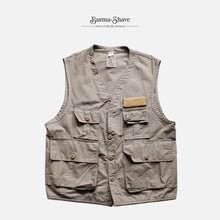 Load image into Gallery viewer, 1960&#39;s &quot;HERTER&#39;S&quot; POPLN FISHING VEST (SZ LARGE / GOOD CONDITION)
