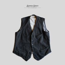 画像をギャラリービューアに読み込む, 1930's～ FRENCH WORK WOOL TWEED VEST (SZ MEDIUM / BEAUTIFUL PATCH WORK)
