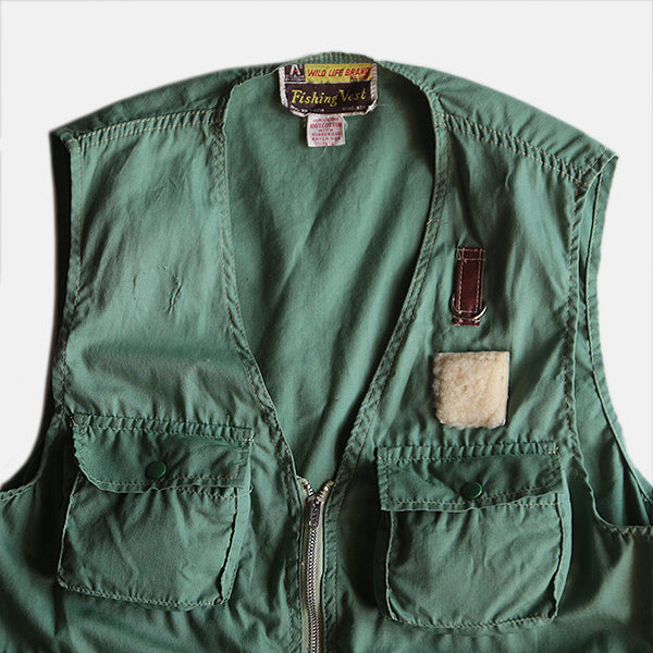 1960's VINTAGE COTTON FISHING VEST (LARGE) – BURMA-SHAVE