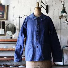 画像をギャラリービューアに読み込む, 1950&#39;s FRENCH WORK JACKET (SZ LARGE / COTTON TWILL / GOOD FADE)

