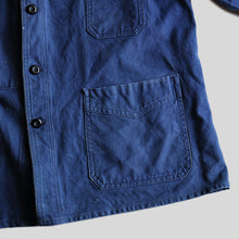 画像をギャラリービューアに読み込む, 1950&#39;s FRENCH WORK JACKET (SZ LARGE / COTTON TWILL / GOOD FADE)

